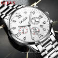 Relogio Masculino  Water Resistance Stainless Steel Watches Luminous Diamonds Luxury Man's Business Watch